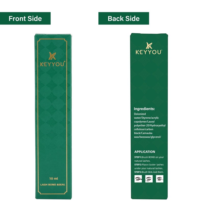 Lash Bond and Seal KEYYOU Cluster Lash Glue For Lash