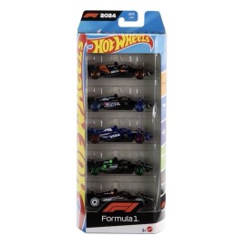 Hot Wheels 2024 Formula 1 Racing 5 Pack -McLaren Alpine Red Bull Sauber Haas