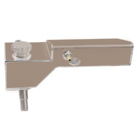 ASCIUTTA Radiator Coolant Overflow Expansion Tank For 1996-2004 Ford Mustang Cobra GT SVL Mach 4.6L V8 1997 1998 1999 2000 2001 2002 2003 (Sliver)