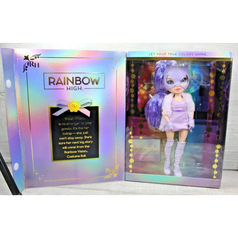 MGA Rainbow High Costume Ball VIOLET WILLOW Rainbow Vision MGA