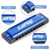 East top Harmonica Beginner, Blues Harmonica for Kids, Stainless Steel