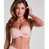 Hunkemöller Padded Strapless Push-Up Bra with Underwire Smooth, Rugby Tan,