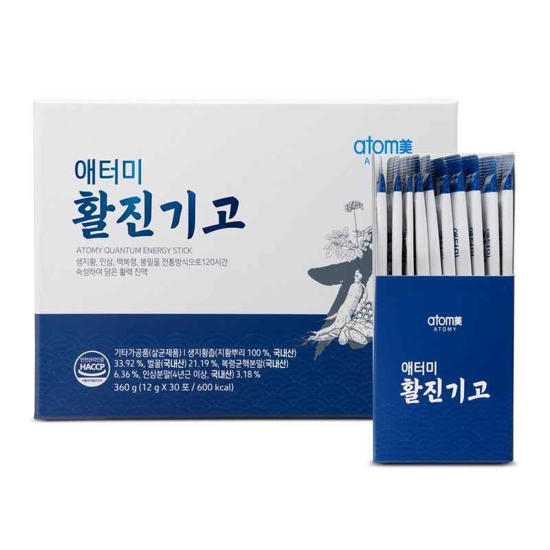 Atomy Hwaljingigo 12g x 30 packets / 애터미 활진기고 12g