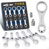 YIYEIE 12PCS Torque Adapter Set SAE, 5/16", 3/8", 7/16", 1/2",