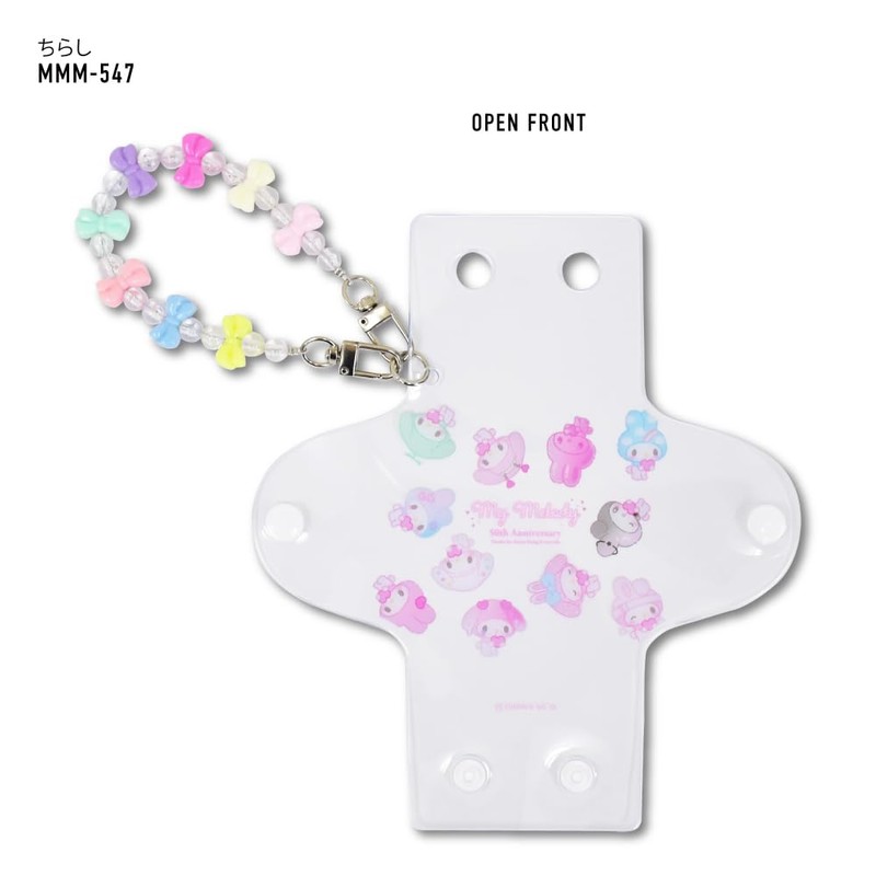 My Melody 50th Clear Multi Case with Bead Chain SS