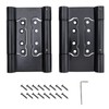 2X 5 Stainless Steel Non-Mortise Self Closing Double Action Spring