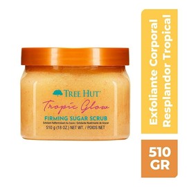 Exfoliante corporal Tree Hut Tropic Glow reafirmante de azúcar 510 g