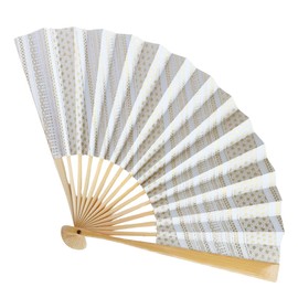 Shogado SGD-FAN-TONE (TONE5) Kyoto Shogado Yuzen Japanese Paper Fan, Women's, Japanese Pattern, Paper Fan, Made in Japan, Cute, Fashionable, Japanese