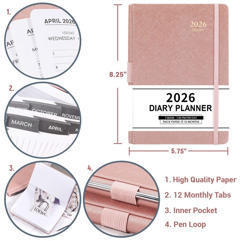 2026 Appointment Book & Planner - Jan. 2026 - Dec.
