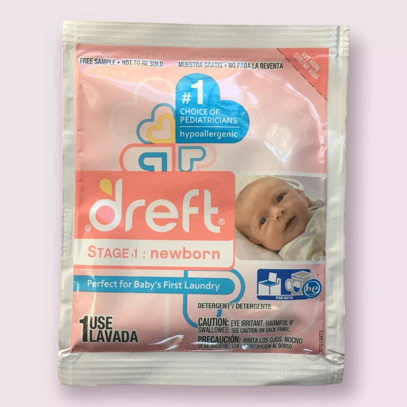 Dreft 10 Dreft Stage 1 Newborn Baby’s Hypoallergenic Liquid Laundry