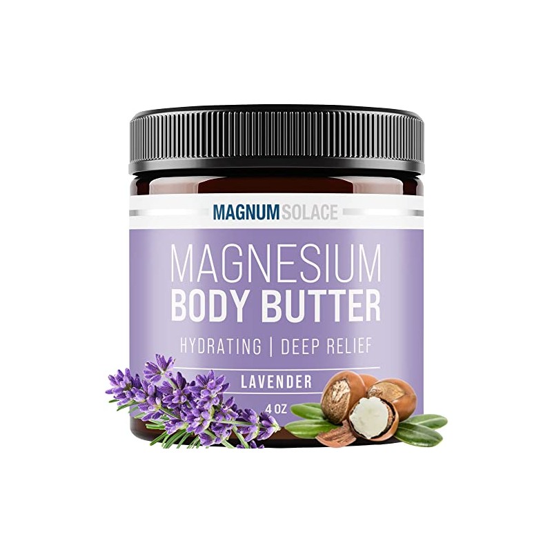 Magnum Solace Manteca Corporal De Magnesio Para Mujeres Y Hombres
