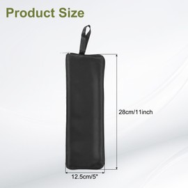 QUARKZMAN Umbrella Bag, Waterproof Oxford Fabric Reversible Umbrella Cover Portable Waterproof Cover for Wet Travel Home Outdoor, black