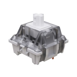 Gateron KS-9 Mechanical Switches for MX Mechanical Gaming Keyboard | 35g Force | Linear | Plate Mounted | SMD 3 Pin RGB Switches for Backlit Keyboard | (120 PCS, Clear)