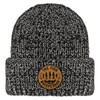 Chowdaheadz Fish Whisperaah Leather Patch Chunky Knit Winter Hat -