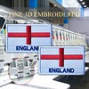 EmWoot 2PCS England Flag Patch Embroidered Morale Patch Military Tactical
