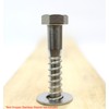 3/8" X 1-1/2" Stainless Hex Lag Bolt Screws, (25 Pack)