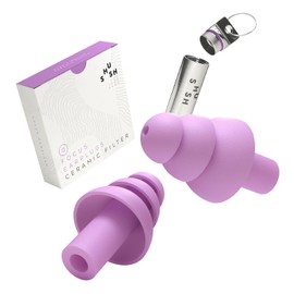 Shush Focus Earplugs - Concentration Ear Plugs - For Less Distraction, Better Concentration and Higher Productivity - Reusable 365 Times and Hypoallergenic Ear Plugs