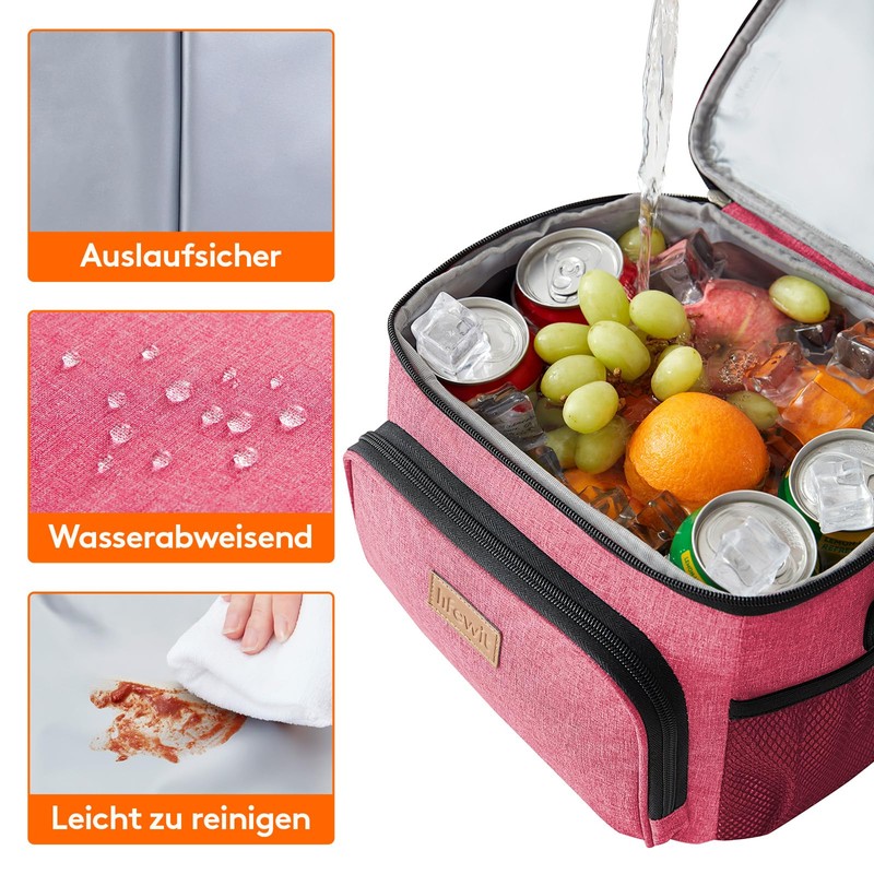 Lifewit Insulated Cooler Bag, Reusable Lunch Bag, Portable Cool Box,