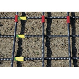 シンワ測定(Shinwa Sokutei) 鉄筋カラーマーカー ホワイト 10ケ入り 78532