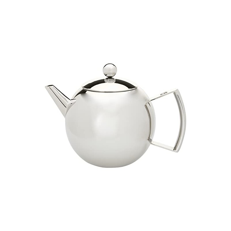 Avanti Mondo Stainless Steel Stylish Tea Pot, Silver, 15937