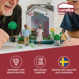 Lundby Dollhouse Dolls Set - Billie Grandparents Dollhouse Figures - Doll for Boys & Girls - Small Doll Figures for Doll Family - High-Quality Dollhouse Accessories - 2 x Dolls from 3 Years