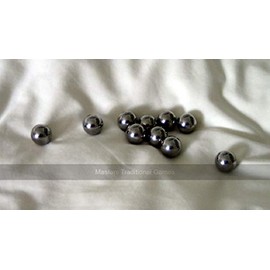 Set 10 Stainless Steel Parlour Bagatelle balls (3/8 inch)