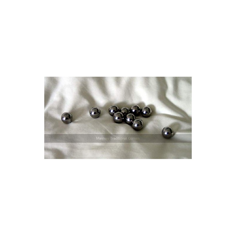Set 10 Stainless Steel Parlour Bagatelle balls (3/8 inch)