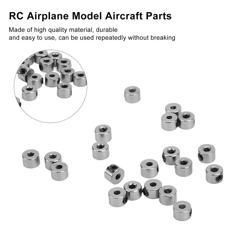 Ongwan 20pcs Aircraft Model Landing Gear Stopper Set 2.1mm Stainless