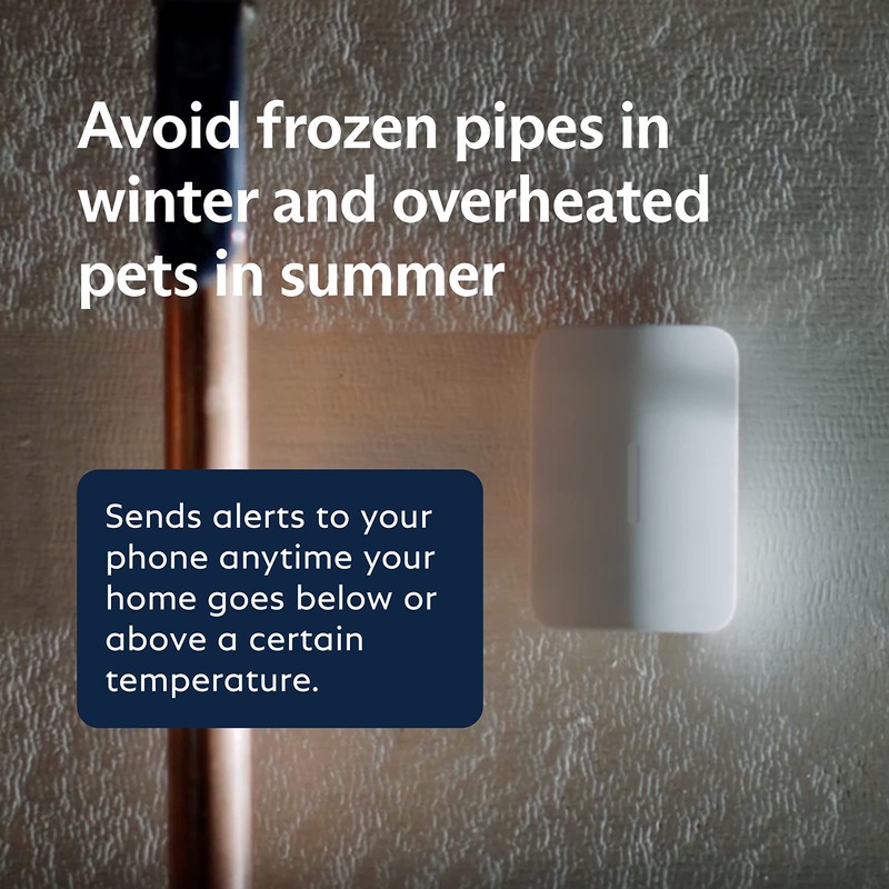 SimpliSafe Temperature Sensor - Hot/Cold Detection - Compatible with SimpliSafe