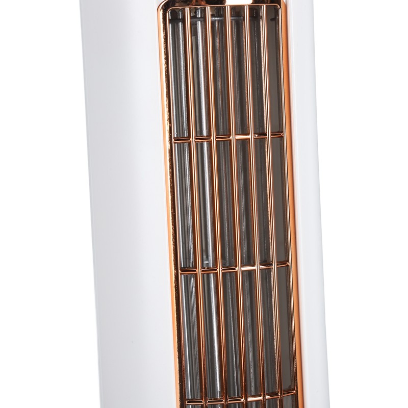 Desktop Bladeless Fan 3 Speed Wind Tower Shaped USB Rechargeable