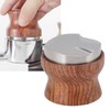 Coffee Distributor Stainless Steel Rosewood Coffee Tamper Leveler for Coffee