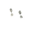 Art Gecko MSST0905181 Sterling Silver Moonstone Stud Earrings 925 x