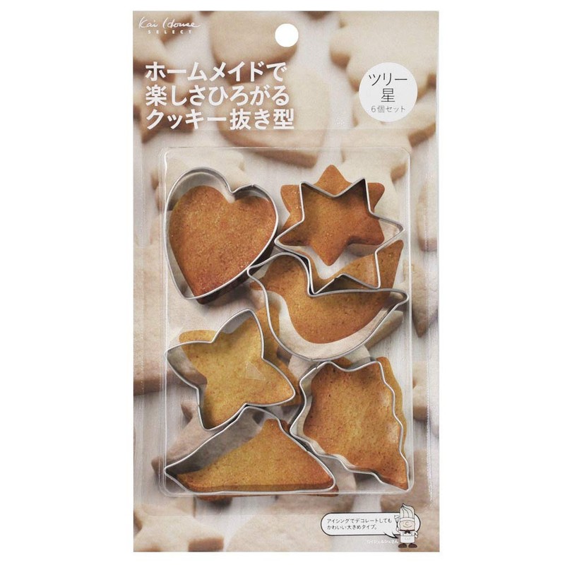 Kai Corporation DL6190 Kai House Select Cookie Cutter, Tree and
