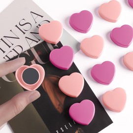 PYJLBX 20PCS Fridge Magnets - Heavy Duty Refrigerator Magnets, Cute Small Strong Magnets for Whiteboard, Lockers & Kitchen - Mini Decorative Heart Magnet for Home, School Office Crafts Locker (Pink)