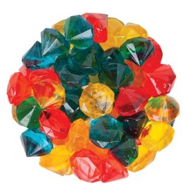 Bayside Candy Gummy 3D Gems Candy - 3d Gem shaped Gummi Candy - 3d Gummy Candy (3LB)