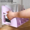 Elezeal A4 File Holder, Magazine Folder, Desk Organiser, 4 Vertical