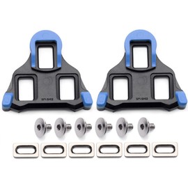 2 Pcs Bike Cleats, Road Bike Cleats, Float Self-Locking Cycling Pedal Cleats, Indoor Bikes Pedals Cleats, for Shimano（SH10/11/12 105/UT/DA） Bicycle Replacement Cleats, Indoor Cycling or Road Bike