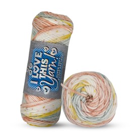 I Love This Yarn 4 - Medium Yarn for Crocheting & Knitting – 252 Yards of Acrylic Yarn for Crocheting Blankets, Hats, & More – Craft Supplies for Handcrafting Accessories, After Dinner