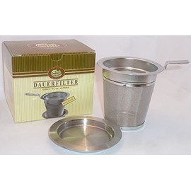 Cha Cult Stainless Steel Large Extra Large, 8 cm, Permanent Filter