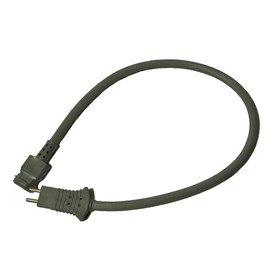 Filter Queen Princess Electric Hose Pigtail Cord, male/female ends, 19", color gray