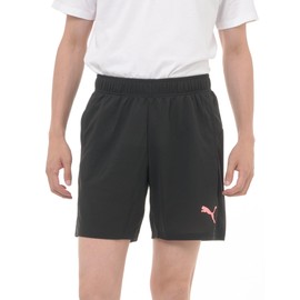 Puma IndividualFTBL PRO TR Shorts 659755 Men's Soccer Football Club Activities Team Shorts, 24 Fall/Winter Colors Ink Blue/Sunset Glow (03)