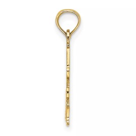 GlittersandGold 14K Polished Engraved #1 STEP MOM Charm Bracelet Necklace