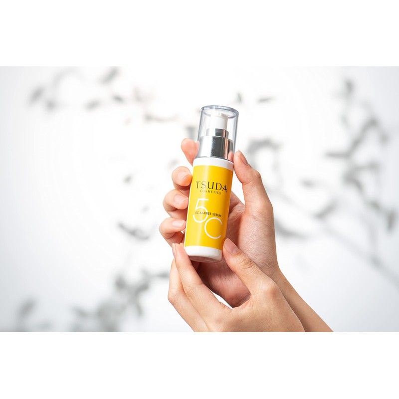 TSUDA COSMETICS 5C Barrier Serum, Sensitive Skin, 1.5 fl oz