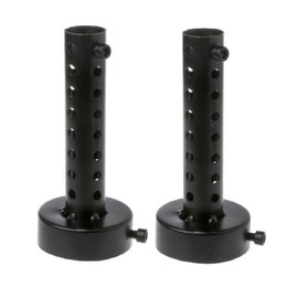 Motorcycle Exhaust Silencer, KACEPAR 45 mm DB Killer Silencer, Universal Exhaust Pipe Silencer, Can Silencer, Noise Canceller, Black, Pack of 2