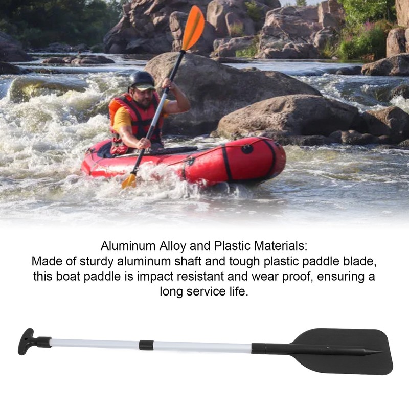 Telescoping Emergency Paddle Aluminum Alloy Plastic UV Proof Inflatable Boat