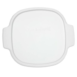Corningware A-2-PC White Square Plastic Storage Lid for 2qt & 3qt Casserole Dish