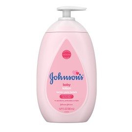 Johnson's Moisturizing Baby Lotion with Coconut Oil Hypoallergenic, 16.9 Fluid Ounce, (JNJ17560)