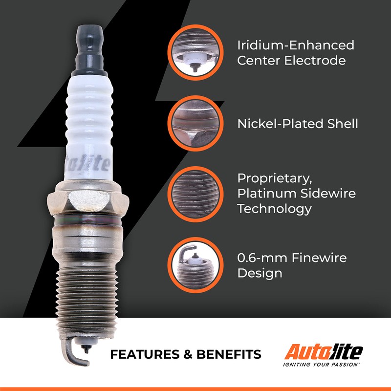 Autolite Iridium XP Automotive Replacement Spark Plug, XP666 (1 Pack)