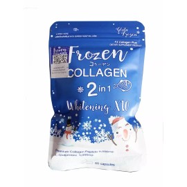 Suplemento natural puro blanqueador e iluminador de la piel con colágeno congelado 60 cápsulas