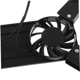 Operitacx 2 Stück Gaming Laptop Kühlpad mit Tragbarer Laptop Halter für Schreibtisch Büro Unterstützung für Notebook Effektive Kühlung Ergonomisches Design